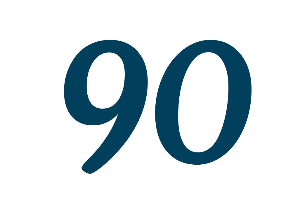 Die Nummer 90 steht für über 90 Jahre, die die Marke Sixtus bereits existiert.